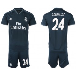 2018-19 Real Madrid 24 D. CEBALLOS Away Soccer Men Jersey