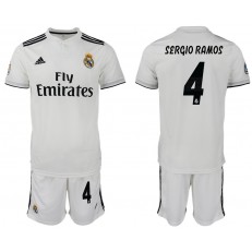 2018-19 Real Madrid 4 SERGIO RAMOS Home Soccer Men Jersey