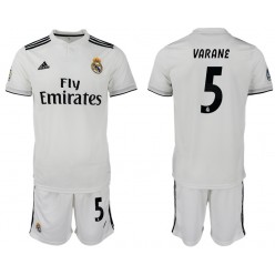 2018-19 Real Madrid 5 VARANE Home Soccer Men Jersey