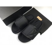 YEEZY SEASON 6 BLACK GRAPHITE NYLON SLIPPER