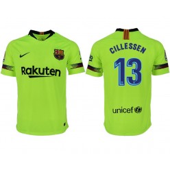 2018-19 Barcelona #13 CILLESSEN Away Thailand Soccer Men Jersey
