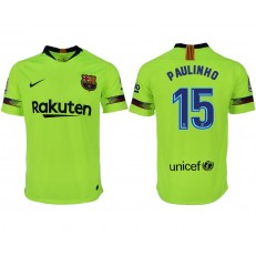 2018-19 Barcelona #15 PAULINHO Away Thailand Soccer Men Jersey