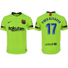 2018-19 Barcelona #17 PACO ALCACER Away Thailand Soccer Men Jersey