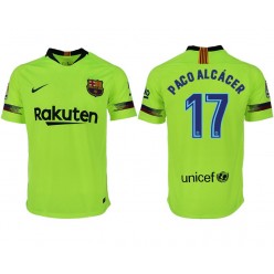2018-19 Barcelona #17 PACO ALCACER Away Thailand Soccer Men Jersey