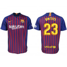 2018-19 Barcelona #23 UMTITI Home Thailand Soccer Men Jersey