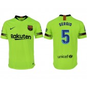 2018-19 Barcelona #5 SERGIO Away Thailand Soccer Men Jersey