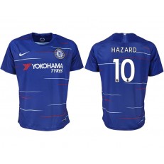 2018-19 Chelsea FC #10 HAZARD Home Thailand Soccer Men Jersey