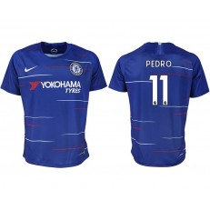 2018-19 Chelsea FC #11 PEDRO Home Thailand Soccer Men Jersey