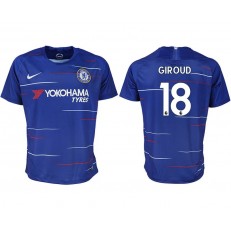 2018-19 Chelsea FC #18 GIROUD Home Thailand Soccer Men Jersey