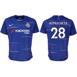 2018-19 Chelsea FC #28 AZPILICUETA Home Thailand Soccer Men Jersey