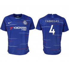 2018-19 Chelsea FC #4 FABREGAS Home Thailand Soccer Men Jersey