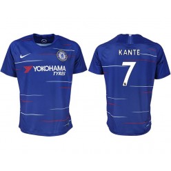 2018-19 Chelsea FC #7 KANTE Home Thailand Soccer Men Jersey