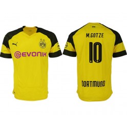2018-19 Dortmund #10 M. GOTZE Home Thailand Soccer Men Jersey