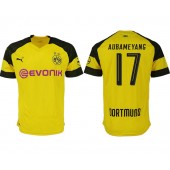 2018-19 Dortmund #17 AUBAMEYANG Home Thailand Soccer Men Jersey