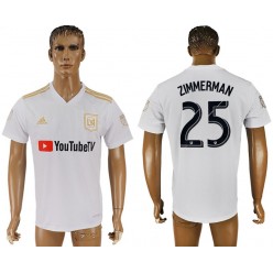 2018-19 Los Angeles FC #25 ZIMMERMAN Away Thailand Soccer Men Jersey