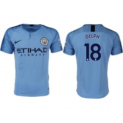 2018-19 Manchester City #18 DELPH Home Thailand Soccer Men Jersey