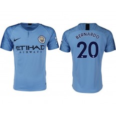2018-19 Manchester City #20 BERNARDO Home Thailand Soccer Men Jersey