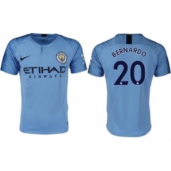 2018-19 Manchester City #20 BERNARDO Home Thailand Soccer Men Jersey