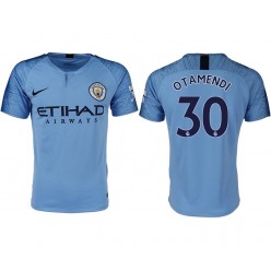 2018-19 Manchester City #30 OTAMENDI Home Thailand Soccer Men Jersey