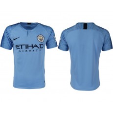2018-19 Manchester City Home Thailand Soccer Men Jersey
