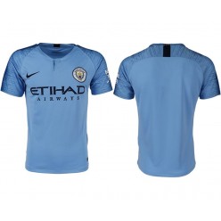 2018-19 Manchester City Home Thailand Soccer Men Jersey