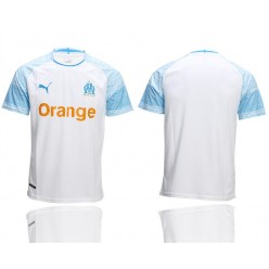 2018-19 Marseille Home Thailand Soccer Men Jersey