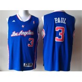 Los Angeles Clippers #3 Chris Paul Blue New Revolution 30 Men Jersey