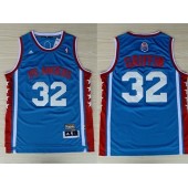 Los Angeles Clippers #32 Blake Griffin Blue Hardwood Classics Swingman Men Jersey