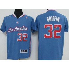 Los Angeles Clippers #32 Blake Griffin Light Blue Pride Swingman Men Jersey