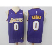 Los Angeles Lakers #0 Kyle Kuzma Purple Nike Swingman Men Jersey