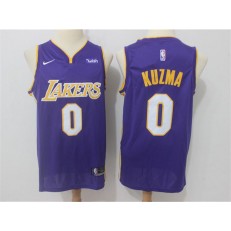 Los Angeles Lakers #0 Kyle Kuzma Purple Nike Swingman Men Jersey