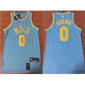 Los Angeles Lakers #0 Kyle Kuzma Royal Blue Nike Swingman Hardwood Classics Men Jersey