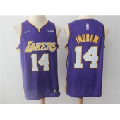 Los Angeles Lakers #14 Brandon Ingram Purple Nike Swingman Men Jersey