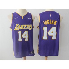 Los Angeles Lakers #14 Brandon Ingram Purple Nike Swingman Men Jersey