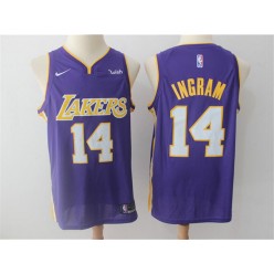 Los Angeles Lakers #14 Brandon Ingram Purple Nike Swingman Men Jersey