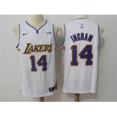 Los Angeles Lakers #14 Brandon Ingram White Nike Swingman Men Jersey