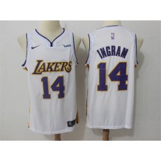 Los Angeles Lakers #14 Brandon Ingram White Nike Swingman Men Jersey