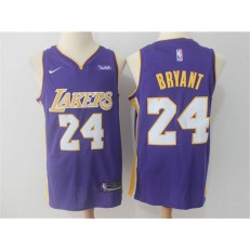 Los Angeles Lakers #24 Kobe Bryant Purple Nike Swingman Men Jersey
