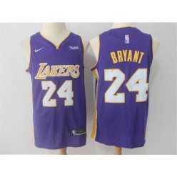 Los Angeles Lakers #24 Kobe Bryant Purple Nike Swingman Men Jersey