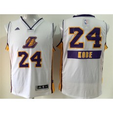 Los Angeles Lakers #24 Kobe Bryant White 2014-15 Christmas Day Swingman Men Jersey