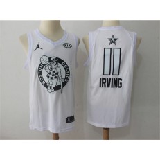 Boston Celtics #11 Kyrie Irving White NBA Jordan Swingman 2018 All-Star Game Men Jersey