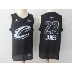 Cleveland Cavaliers #23 Lebron James Black NBA Jordan Swingman 2018 All-Star Game Men Jersey