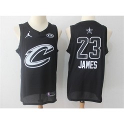Cleveland Cavaliers #23 Lebron James Black NBA Jordan Swingman 2018 All-Star Game Men Jersey