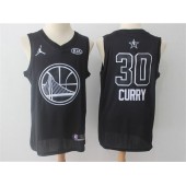 Golden State Warriors #30 Stephen Curry Black NBA Jordan Swingman 2018 All-Star Game Men Jersey