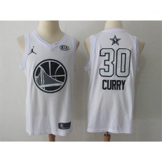 Golden State Warriors #30 Stephen Curry White NBA Jordan Swingman 2018 All-Star Game Men Jersey