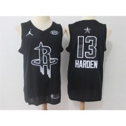 Houston Rockets #13 James Harden Black NBA Jordan Swingman 2018 All-Star Game Men Jersey