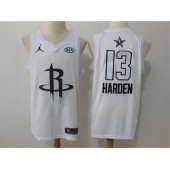 Houston Rockets #13 James Harden White NBA Jordan Swingman 2018 All-Star Game Men Jersey