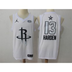 Houston Rockets #13 James Harden White NBA Jordan Swingman 2018 All-Star Game Men Jersey