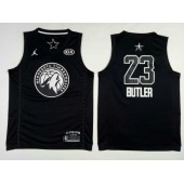 Minnesota Timberwolves #23 Jimmy Butler Black NBA Jordan Swingman 2018 All-Star Game Men Jersey