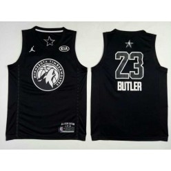 Minnesota Timberwolves #23 Jimmy Butler Black NBA Jordan Swingman 2018 All-Star Game Men Jersey